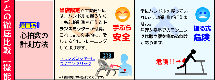 心拍数計測方法手ぶら安全